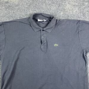 Lacoste Polo Shirt Mens Size XXL Gray Classic Fit Short Sleeve Crocodile Logo